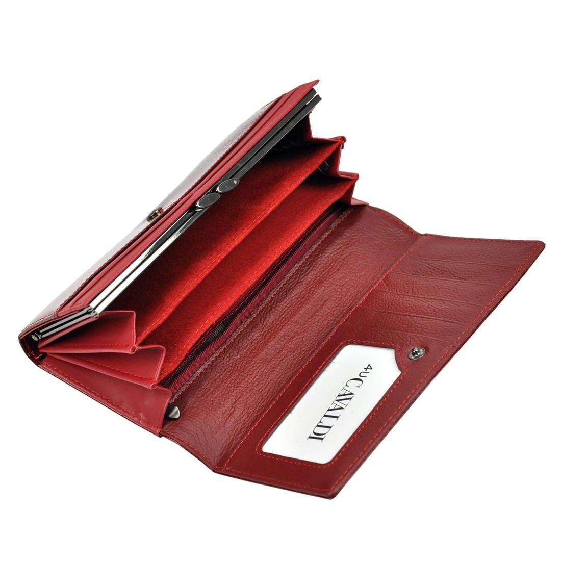 Кошелек женский Cavaldi H24-1-RS RED Кошелек женский Cavaldi H24-1-RS RED